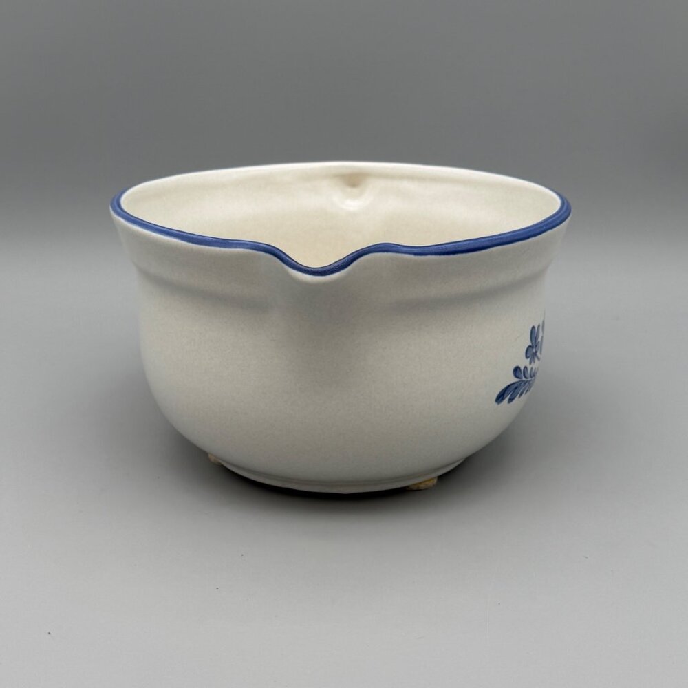 Pfaltzgraff Yorktowne Pattern #464 Handled Batter Bowl 2 1/2 Qt Stoneware USA - Picture 4 of 9